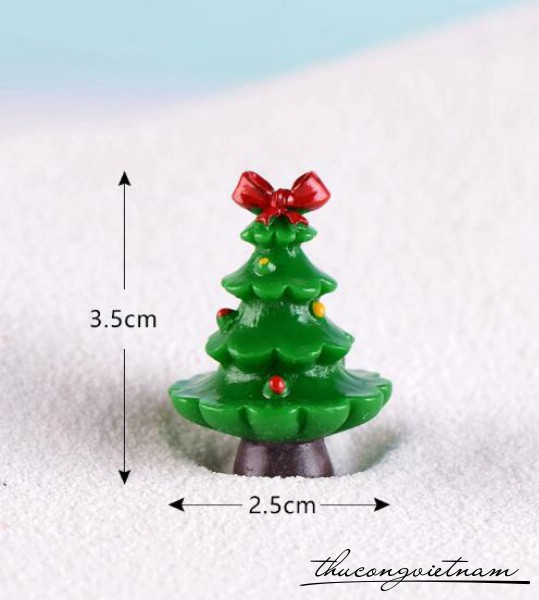 Cây Thông Nơ Đỏ 2.5*3.5cm